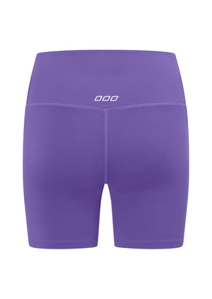 Lorna Jane Lotus No Chafe Cool Touch Bike Shorts - Ultra Violet