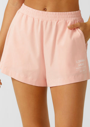 Lorna Jane Weekender Walk Shorts - Peach