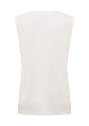 Lorna Jane Never Give up Muscle Tank - Porcelain