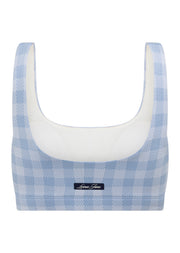 Lorna Jane Sweetheart Gingham Seamless Sports Bra - Sweetheart Gingham