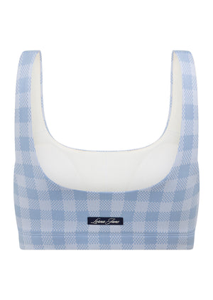 Lorna Jane Sweetheart Gingham Seamless Sports Bra - Sweetheart Gingham