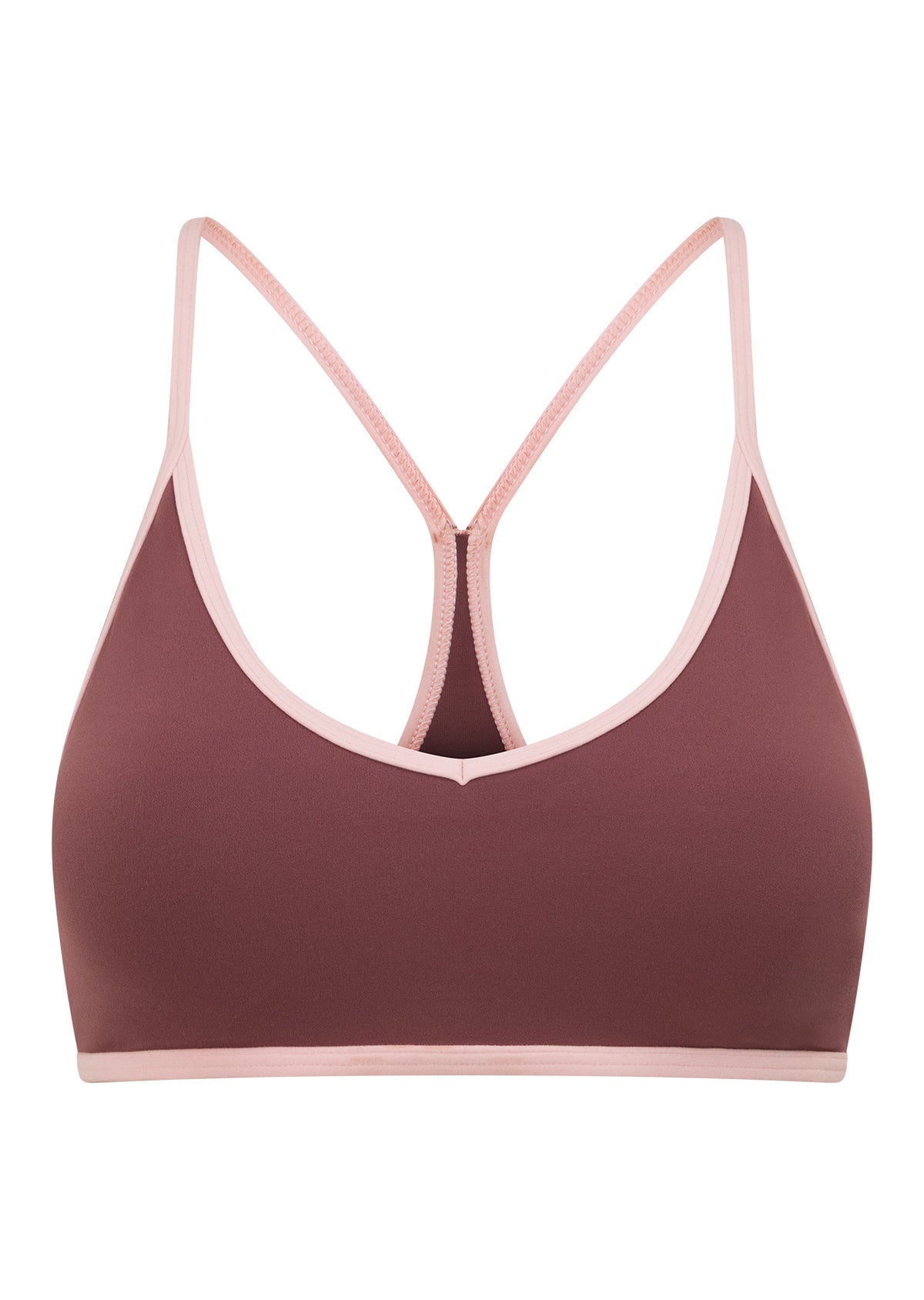 Lorna Jane One To Watch Sports Bra - Dark Rose Blush