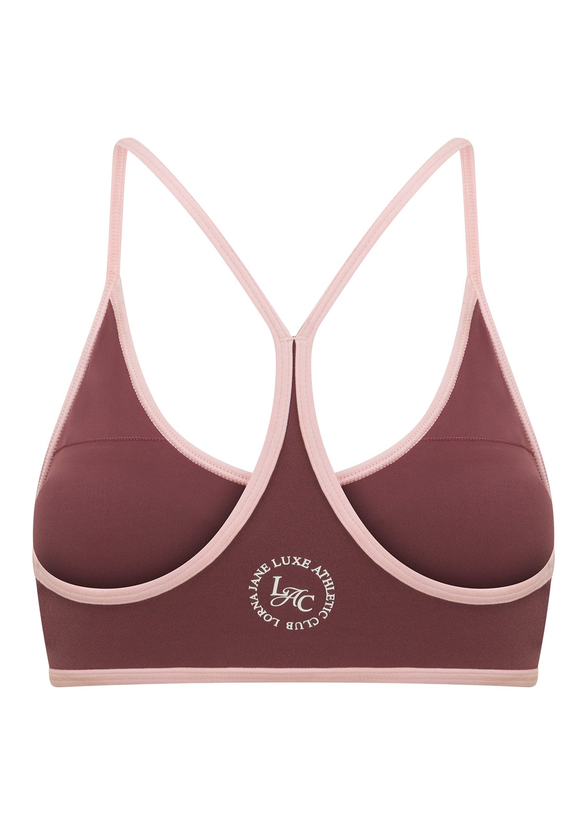 Lorna Jane One To Watch Sports Bra - Dark Rose Blush