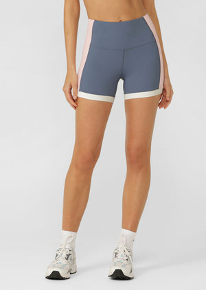 Lorna Jane Set Point 2 Pocket 12cm Bike Shorts - Pastel Multi