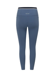 Lorna Jane Baseline Rib Ankle Biter Leggings - Misty Blue