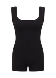 Lorna Jane Off Duty Luxe Rib Bodysuit - Black