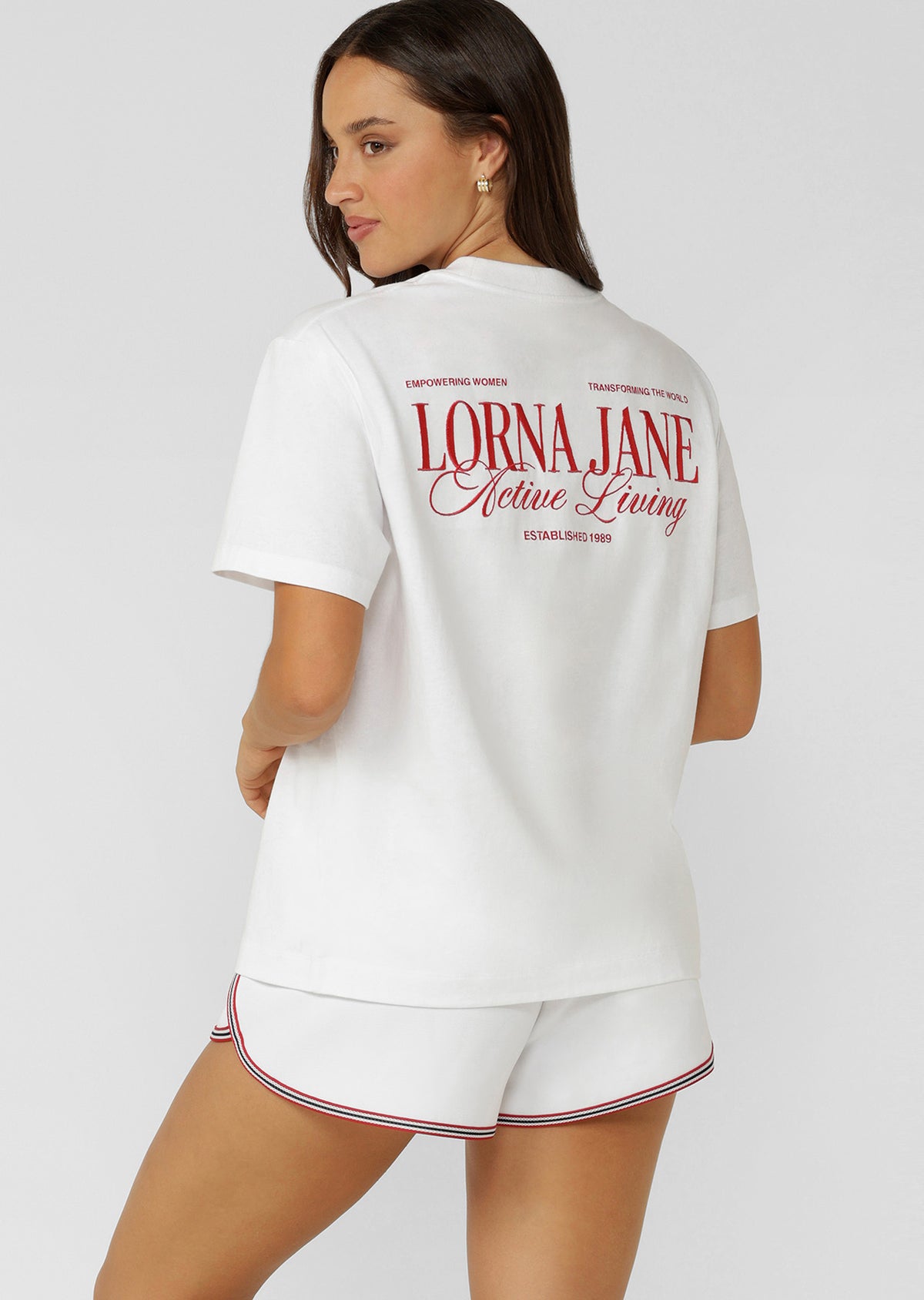 Lorna Jane LJ Active Living T-Shirt - White