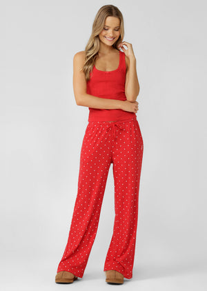 Lorna Jane Mi Amour Pointelle Pants - Mi Amour Print