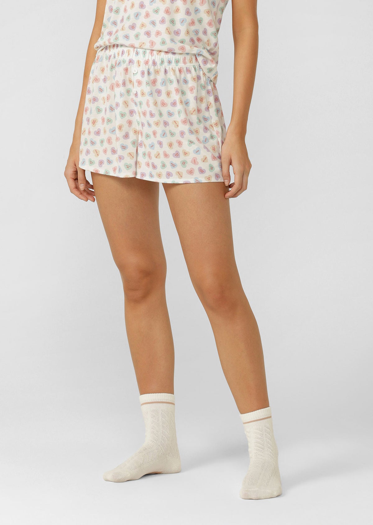 Lorna Jane Sweetheart Shorts - Sweetheart Print