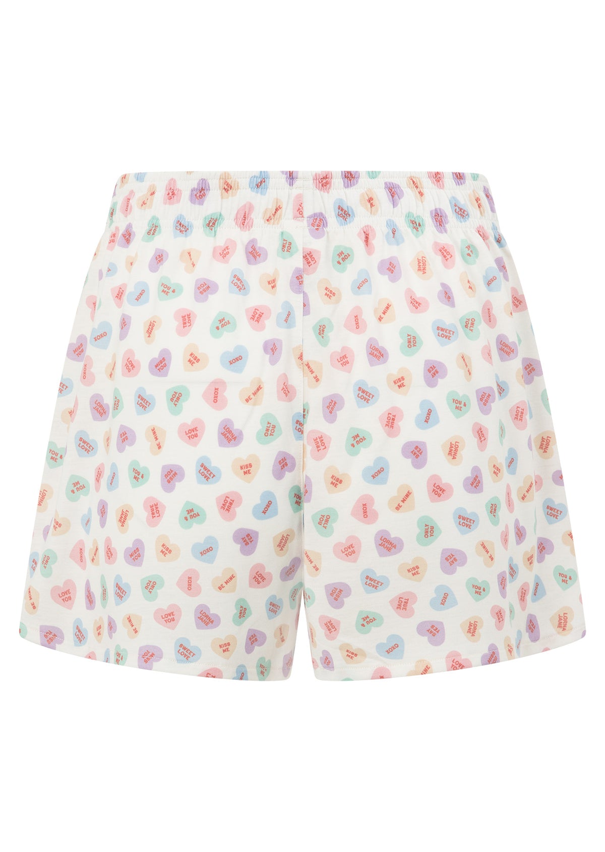Lorna Jane Sweetheart Shorts - Sweetheart Print