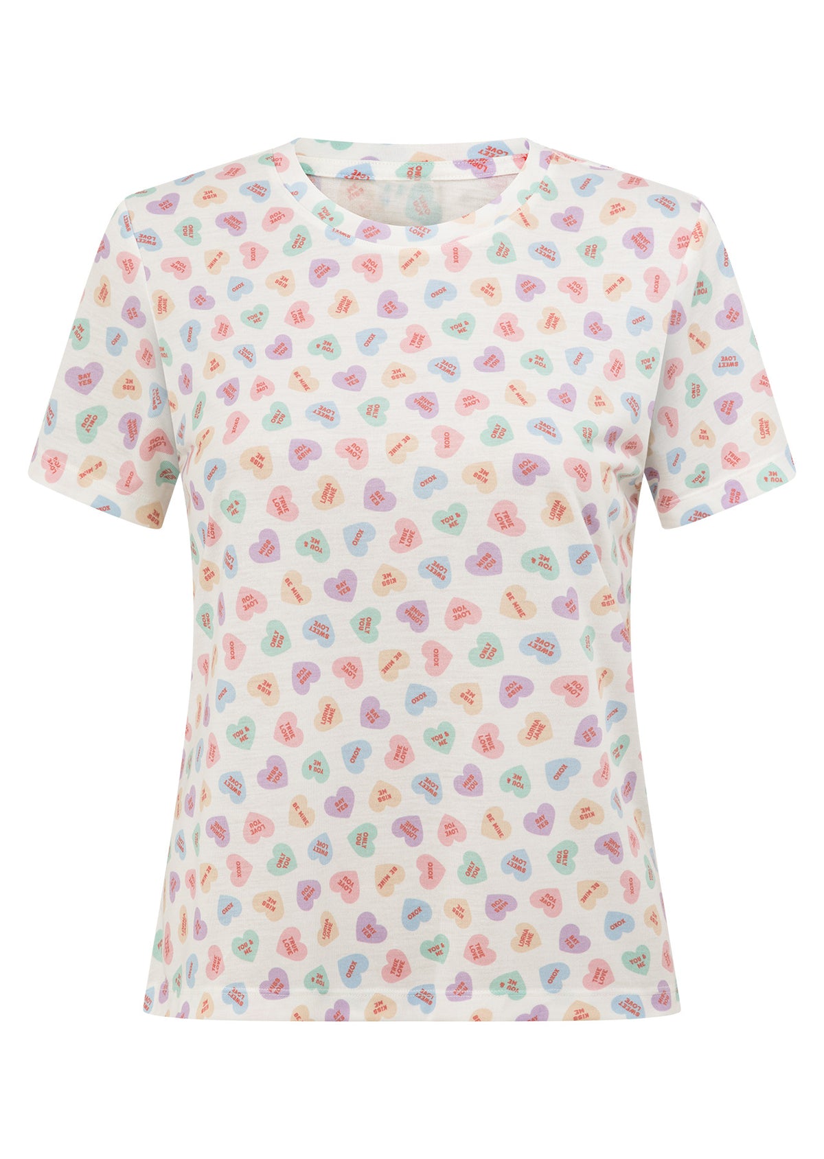 Lorna Jane Sweetheart T-Shirt - Sweetheart Print