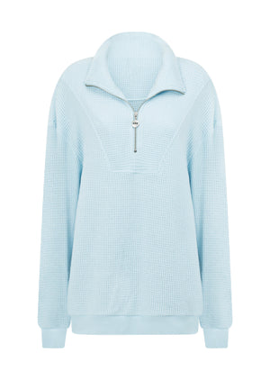 Lorna Jane Tranquility Quarter Zip Sweat - Blue Sky