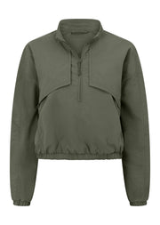 Lorna Jane Weightless Active 1/2 Zip Jacket - Agave Green