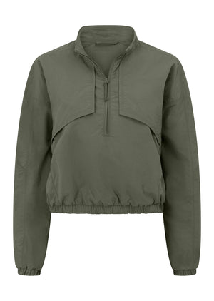 Lorna Jane Weightless Active 1/2 Zip Jacket - Agave Green
