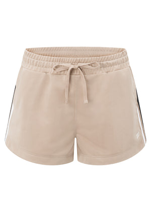 Lorna Jane Retro Flashdance Track Shorts - Latte