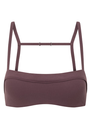 Lorna Jane Irresistible Luxe Rib Sports Bra - Amethyst Shadow