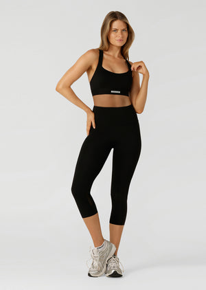 Lorna Jane Outline High Support Sports Bra - Black