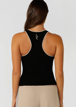 Lorna Jane Redefine Essential Knit Tank - Black