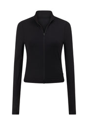Lorna Jane All Star Active Rib Zip Through Jacket - Black