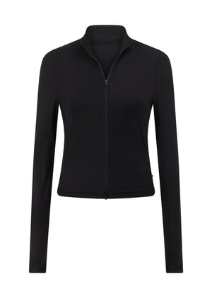 Lorna Jane All Star Active Rib Zip Through Jacket - Black