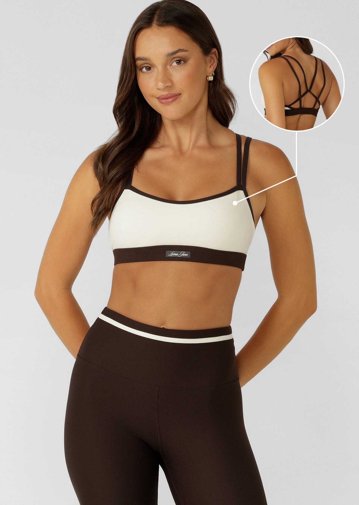 Lorna Jane Dawn To Dusk Sports Bra - Cream