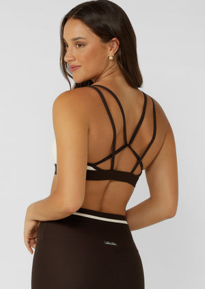 Lorna Jane Dawn To Dusk Sports Bra - Cream
