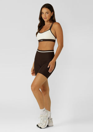 Lorna Jane Dawn To Dusk Sports Bra - Cream