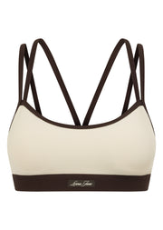 Lorna Jane Dawn To Dusk Sports Bra - Cream