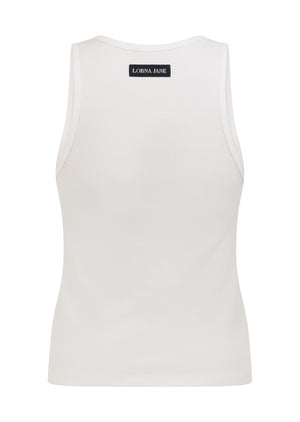 Lorna Jane Original Sport Rib Tank - White