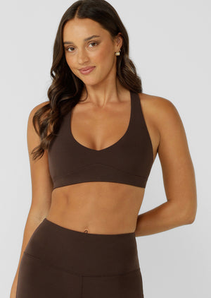 Lorna Jane Free Spirit Sports Bra - Volcano