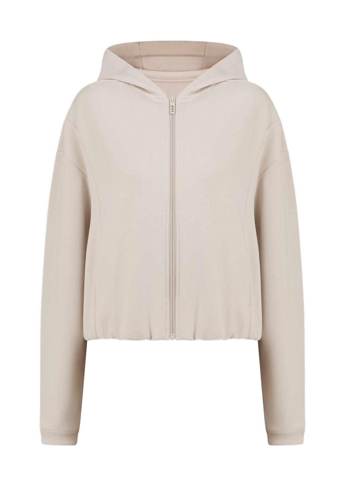 Lorna Jane Cloud Nine Spacer Zip Through Hoodie - Ivory