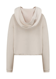 Lorna Jane Cloud Nine Spacer Zip Through Hoodie - Ivory