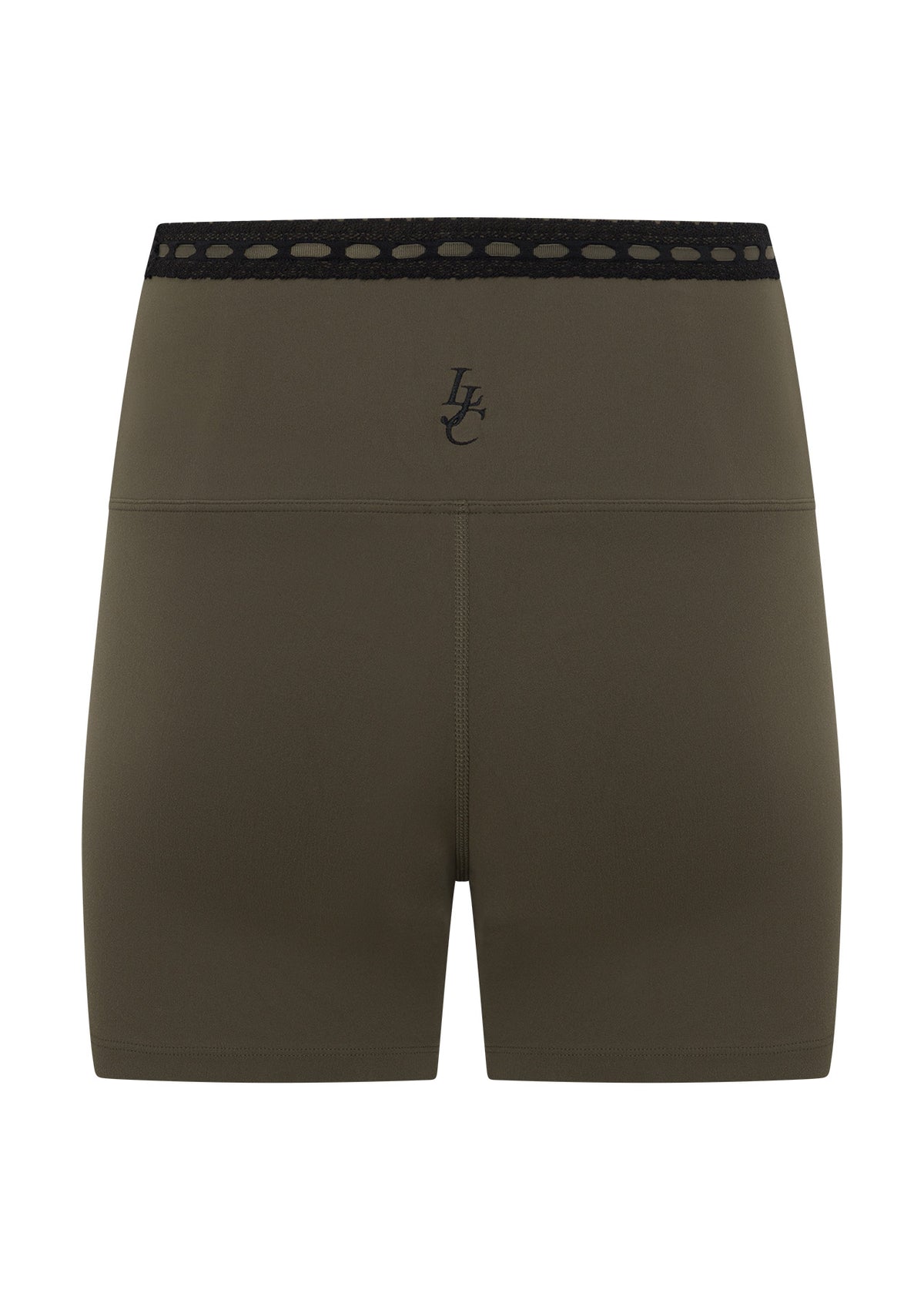 Lorna Jane In The Moment 12cm Bike Shorts - Dark Khaki Haze