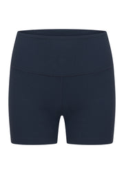 Lorna Jane Downtime Waffle 12cm Bike Shorts - Ash Blue