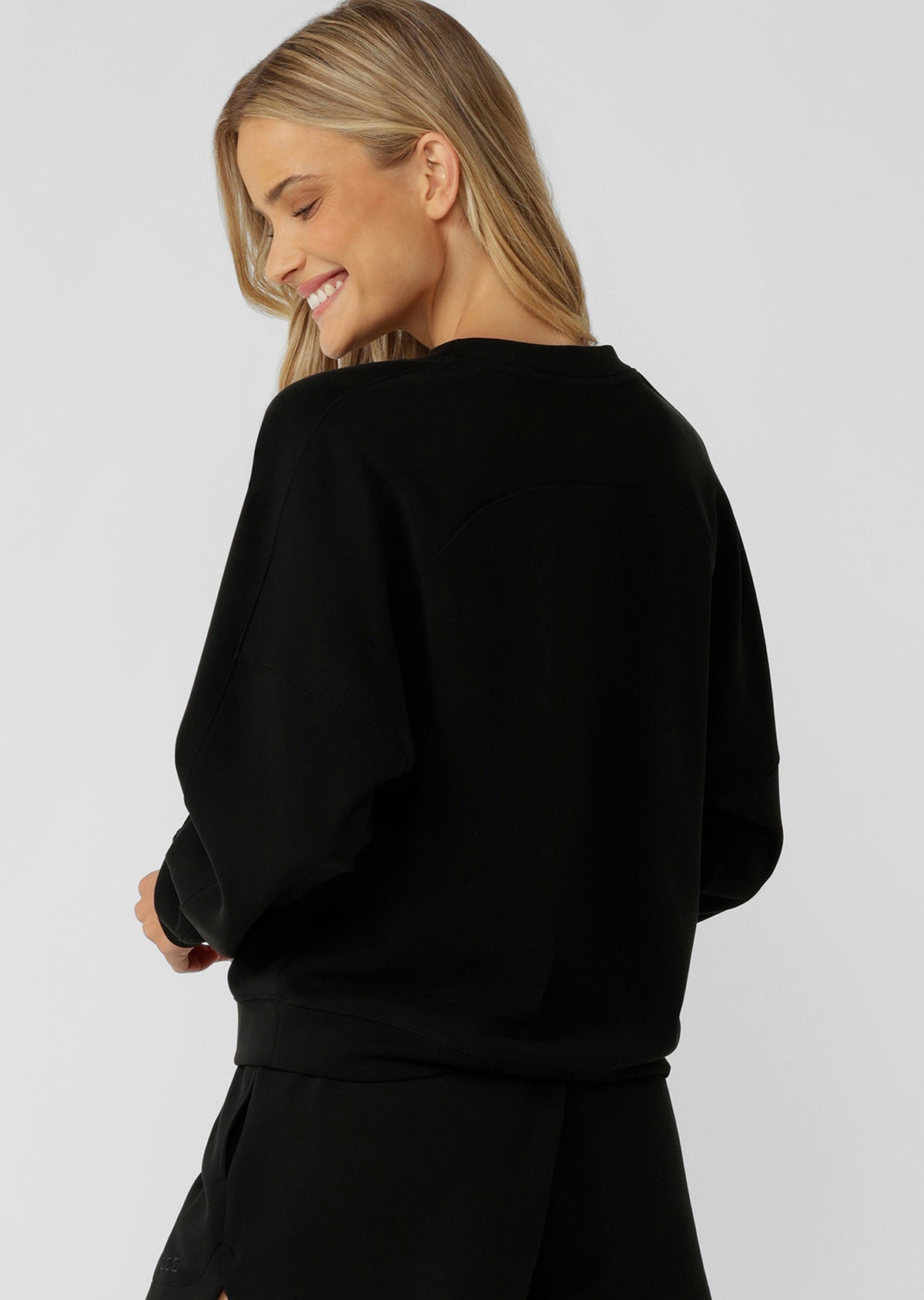 Lorna Jane Cloud Nine Spacer Sweatshirt - Black