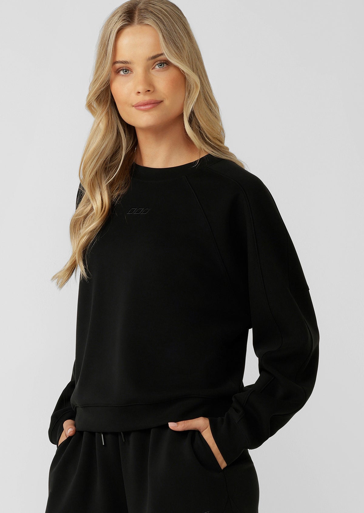 Lorna Jane Cloud Nine Spacer Sweatshirt - Black
