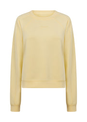 Lorna Jane Cloud Nine Spacer Sweatshirt - Lemon Cream