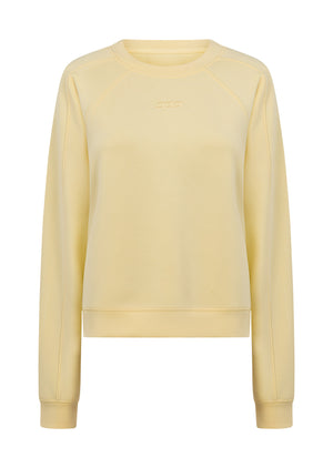Lorna Jane Cloud Nine Spacer Sweatshirt - Lemon Cream