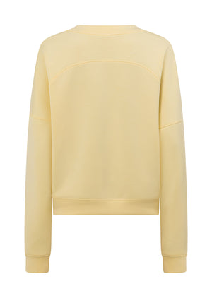 Lorna Jane Cloud Nine Spacer Sweatshirt - Lemon Cream