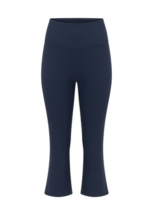 Lorna Jane Irresistible Luxe Active Rib Cropped Yoga Pants - Ash Blue
