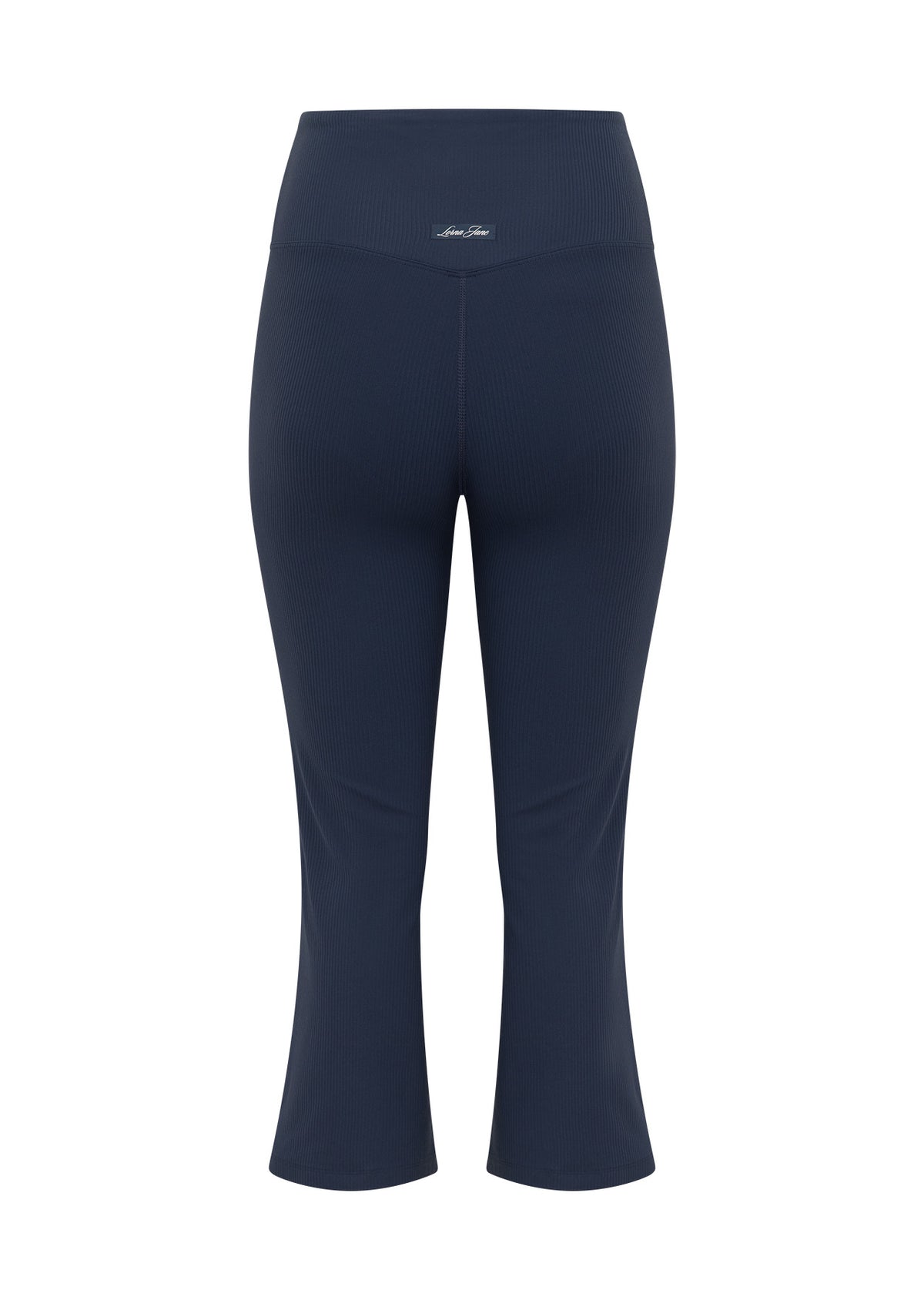 Lorna Jane Irresistible Luxe Active Rib Cropped Yoga Pants - Ash Blue