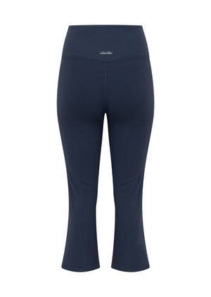 Lorna Jane Irresistible Luxe Active Rib Cropped Yoga Pants - Ash Blue