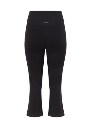 Lorna Jane Irresistible Luxe Active Rib Cropped Yoga Pants - Black