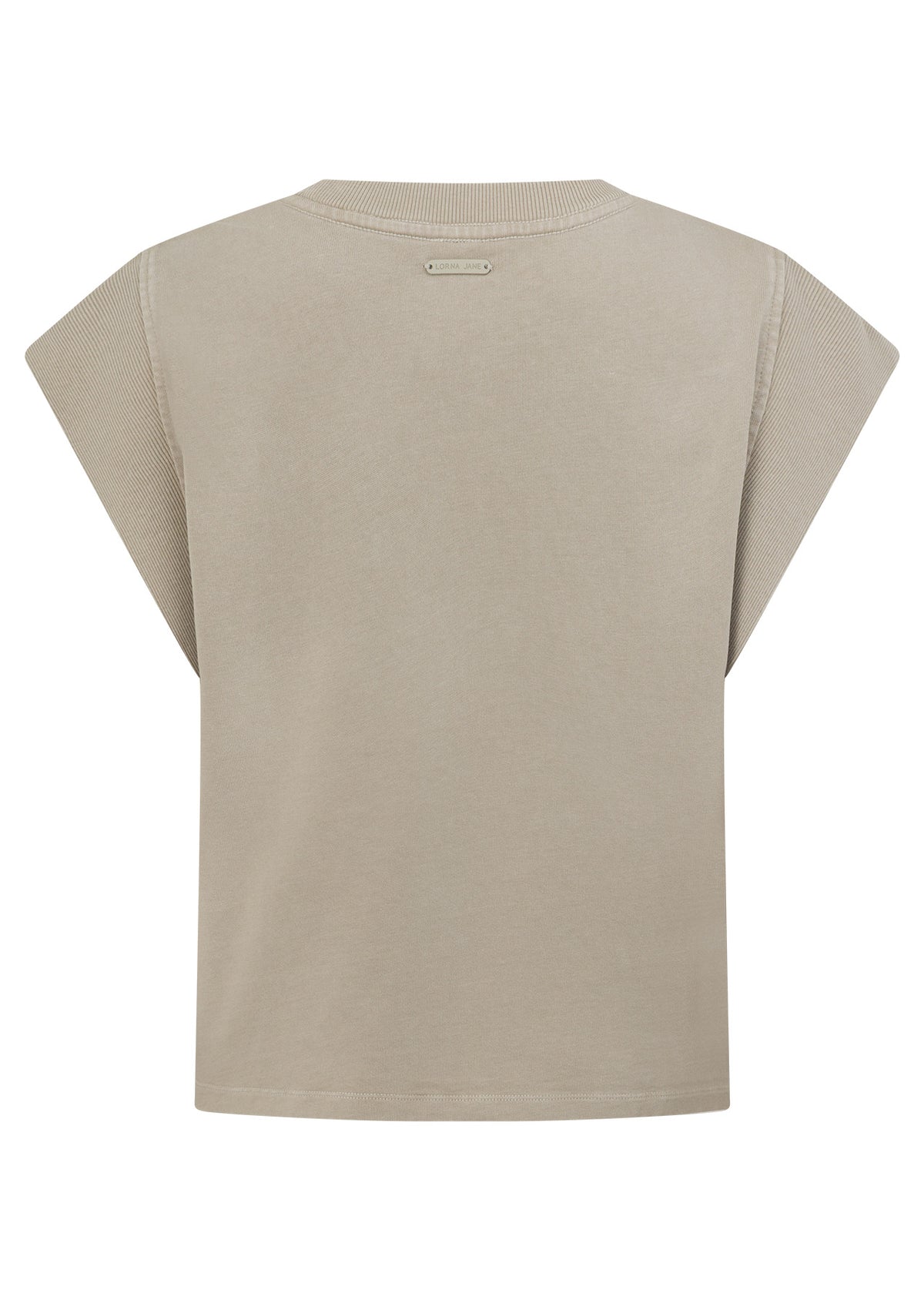 Lorna Jane Reset Washed T-Shirt - Washed Sea Salt