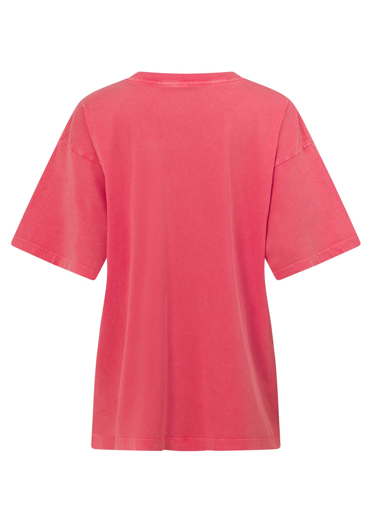 Lorna Jane Iconically Lorna Washed Boyfriend T-Shirt - Washed Dark Pink Grapefruit
