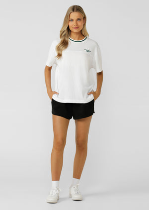 Lorna Jane Arcadia Waffle T-Shirt - White