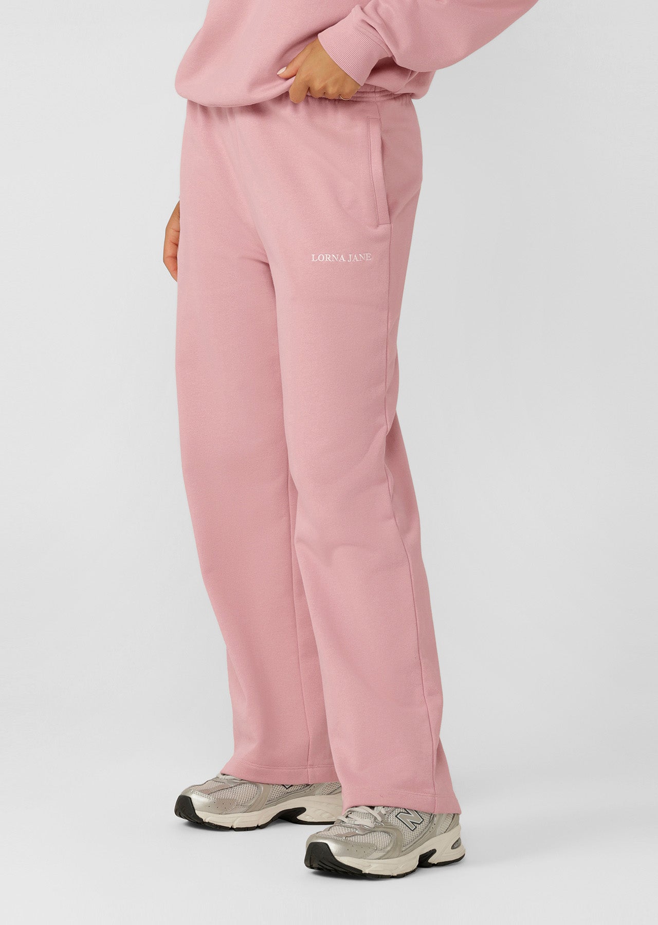 Lorna Jane Streamline Sweatpants - Dusty Rose