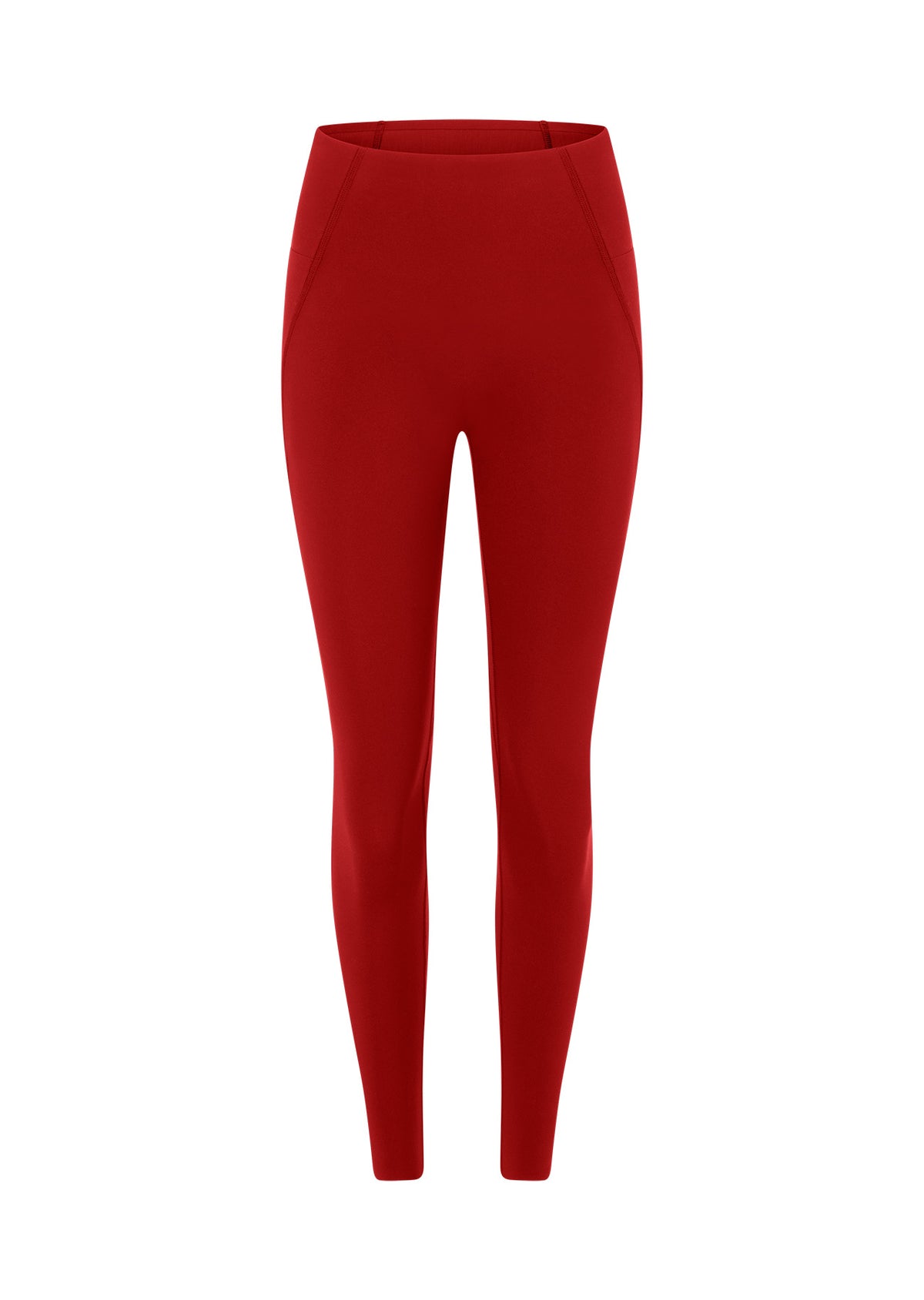 Lorna Jane Sculpt And Support No Ride Ankle Biter Leggings - Cherry