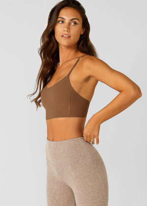 Lorna Jane Supreme Comfort Longline Sports Bra - Dark Cedar