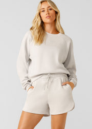 Lorna Jane Make Space Sweatshirt - Ice Grey